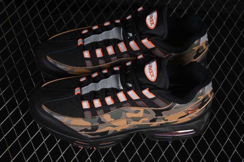 Nike Air Max 95 OG Retro Running Shoes with Cushioning Sole - HQ1973-001