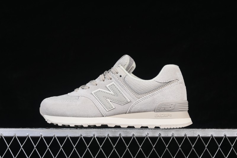 New Balance 574 Retro Running Shoes for Women with Suede and Mesh Upper - WL574CBG