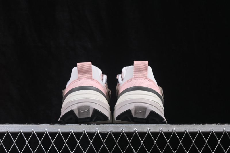 Nike V2K Run Retro Low-Top Running Shoes with Cushlon Foam and Anti-Slip Traction - FD0736-201