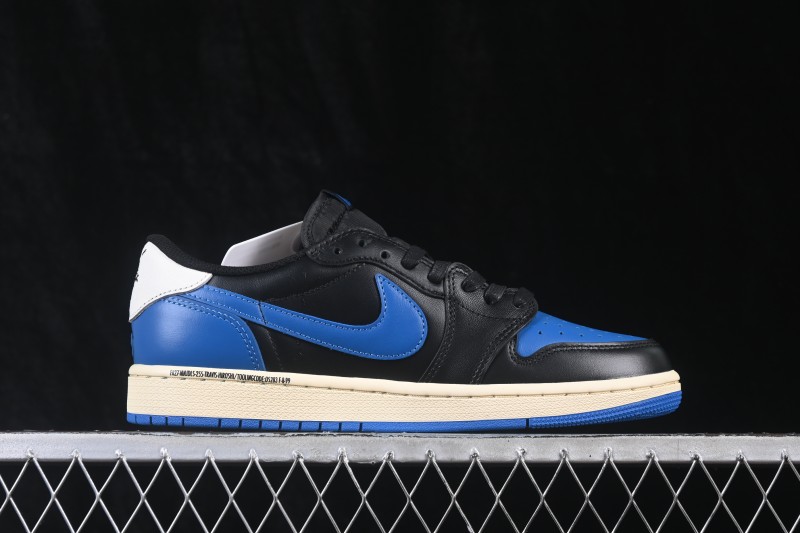 Nike Travis Scott x Air Jordan 1 Low OG Retro Basketball Shoes with Reverse Swoosh - DM7866-118