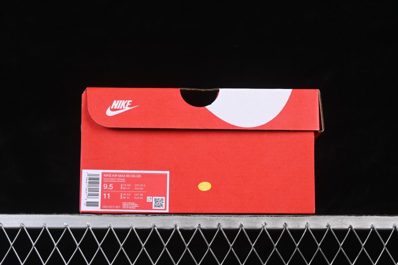Nike Air Max 95 OG Retro Running Shoes with Cushioning Sole - HQ1973-001