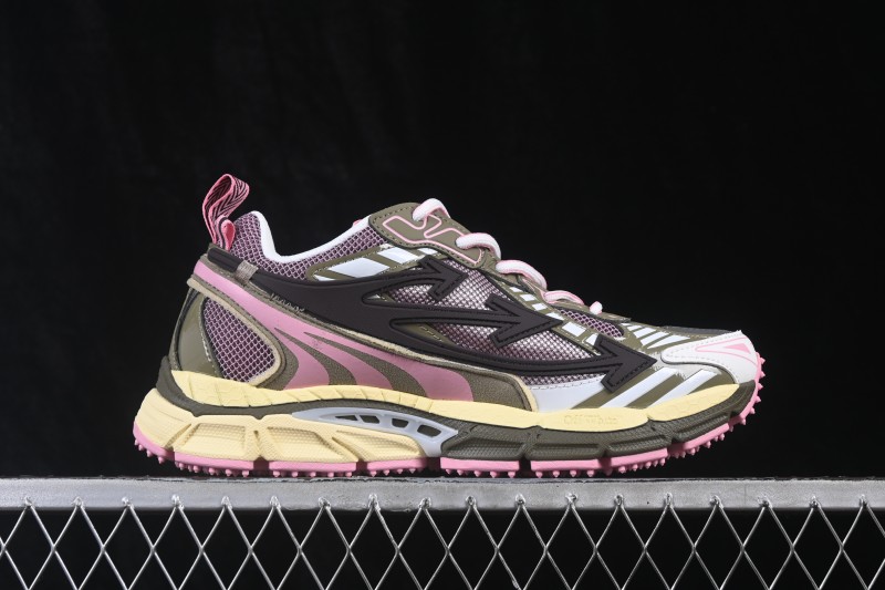 Off-White c/o Virgil Abloh Retro Running Shoes with Deconstructed Design - AJF6