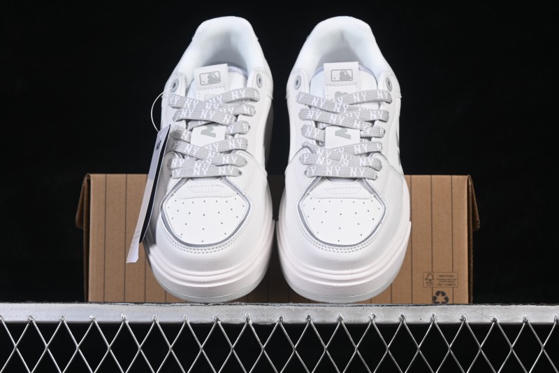 NY MLB Bigball Chunky Liner Denim Monogram New York Yankees Elevated Casual Sneakers - 3ASXM046N50GRL