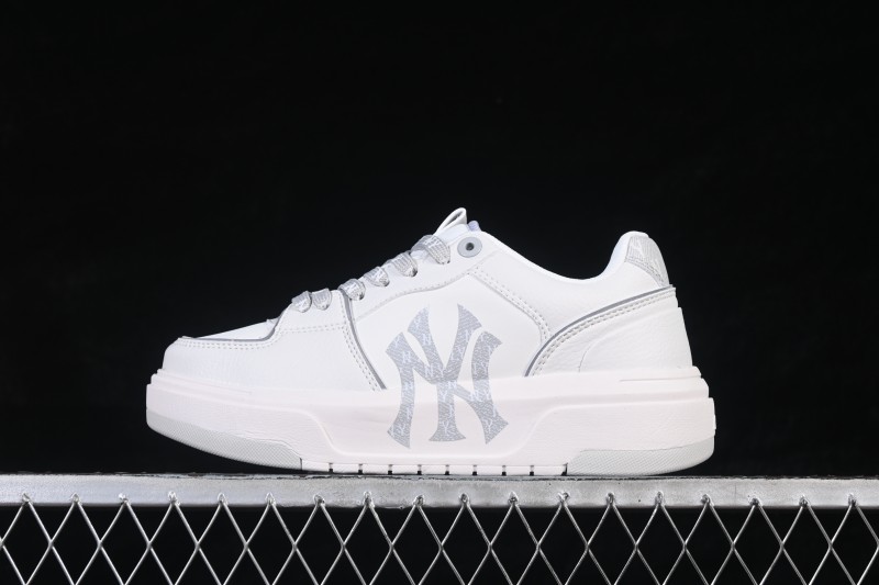 NY MLB Bigball Chunky Liner Denim Monogram New York Yankees Elevated Casual Sneakers - 3ASXM046N50GRL