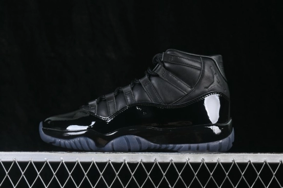 Comme des Garçons x Air Jordan 11 Retro 'Black' OG Collaboration High-Top Basketball Shoes - IV7639-001