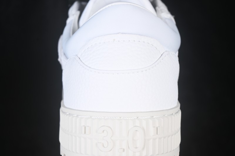 Off-White 3.0 Court Round-Toe Lace-Up Low-Top Casual Skate Shoes - AJF6