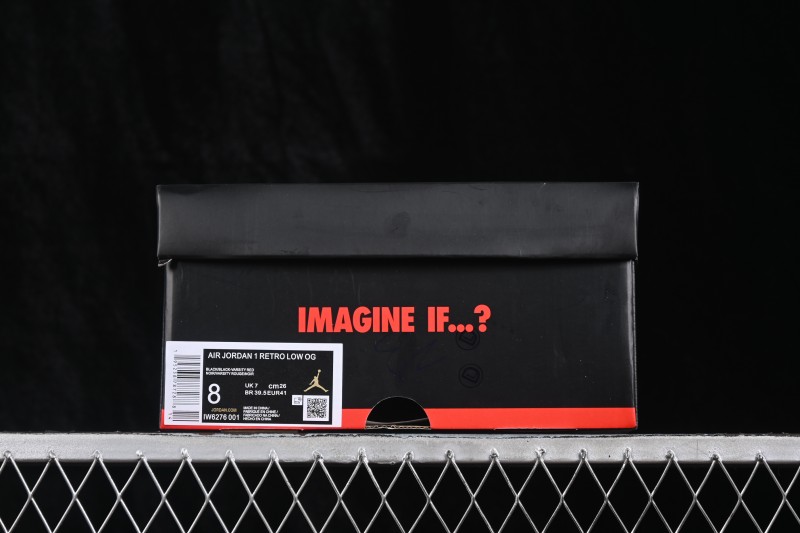 Nike Air Jordan 1 Low Banned Basketball Lifestyle Shoes - IW6276-001