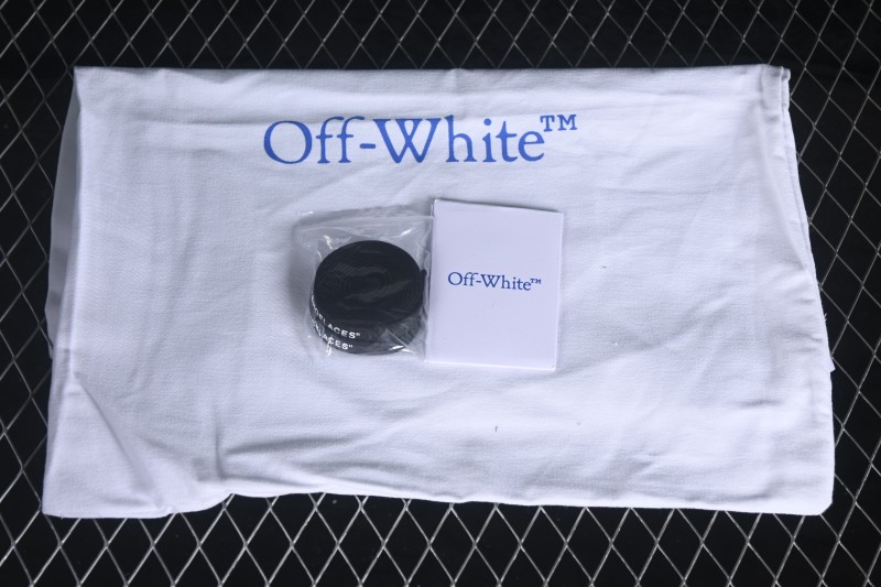 Off-White Out of Office Low-Top Fashion Skate Shoes in Black and White