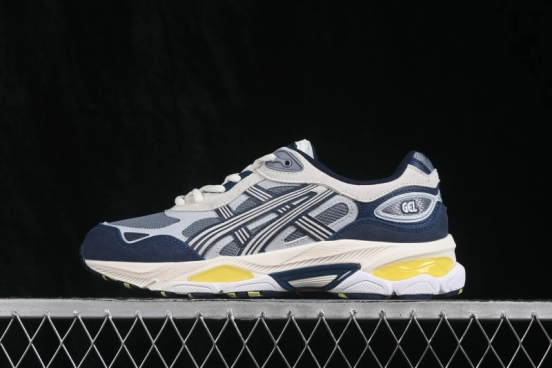 Asics Gel-NYC 2.0 Retro Running Shoes with Breathable Mesh and Suede Upper - 1203A895-020