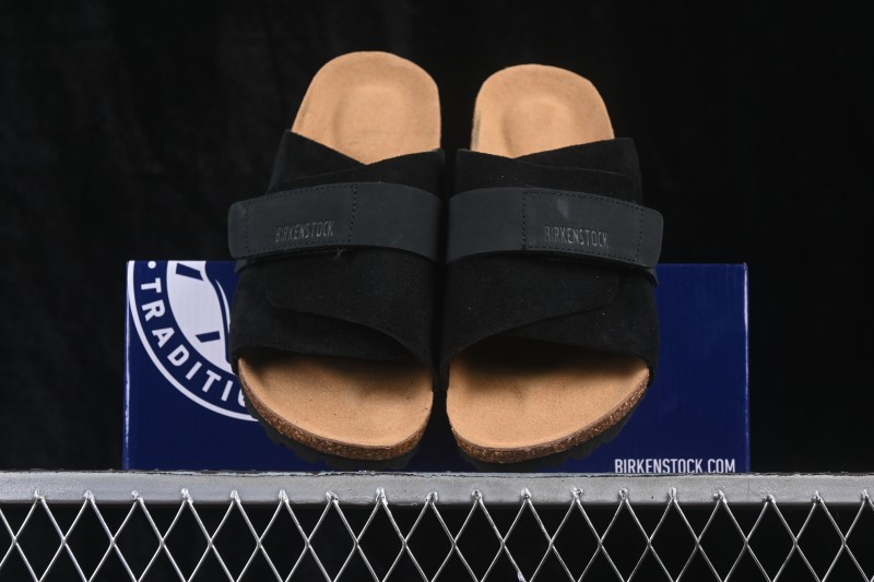 Birkenstock Sheepskin Lined Shearling Sandals with Cork-Latex Footbed - 1015573