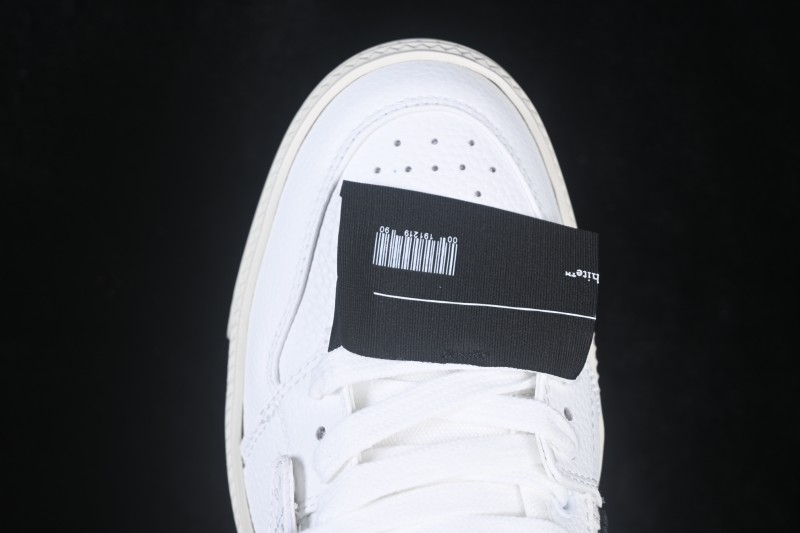 Off-White 3.0 Court Round-Toe Lace-Up Low-Top Casual Skate Shoes - AJF6