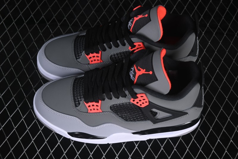Air Jordan 4 Retro Infrared Black Grey - DH6927-061