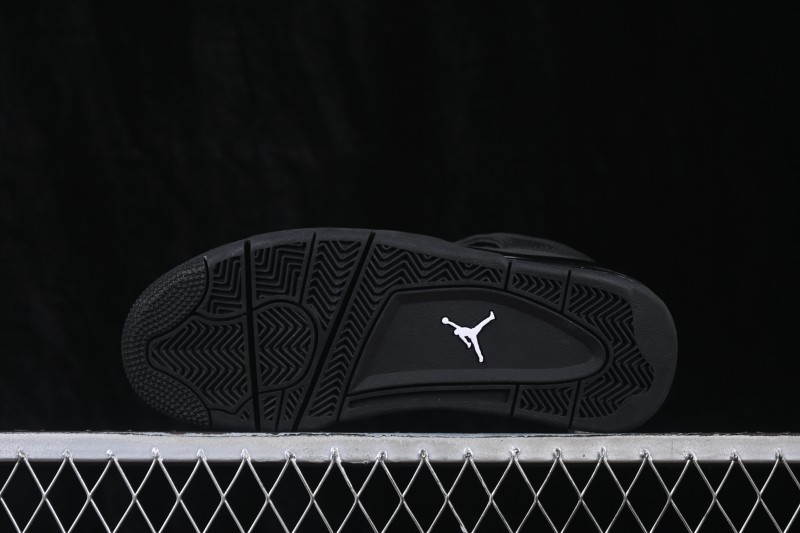 Nike Air Jordan 4 Retro Black Cat Basketball Shoes - CU1110-010