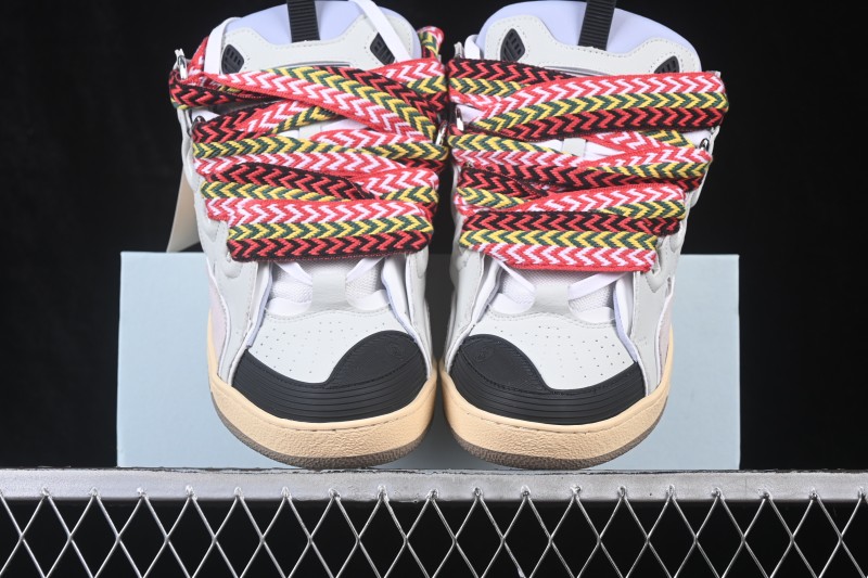 Lanvin Two-Tone Lace-Up Low-Top Lifestyle Casual Shoes - AJE5