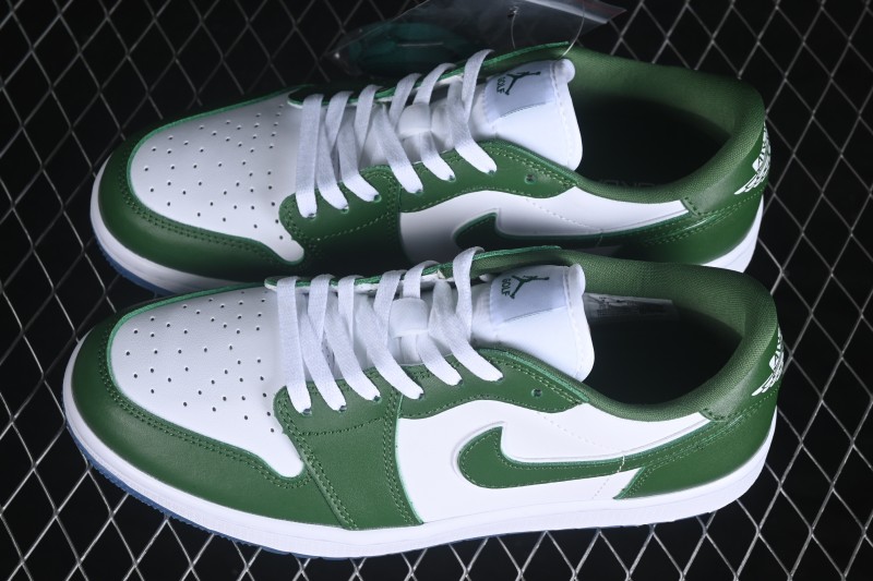 Air Jordan 1 Low AJ1 Olive Green White Low-Top Retro Cultural Basketball Shoes - DD9315-300