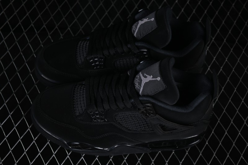 Nike Air Jordan 4 Retro Black Cat Basketball Shoes - CU1110-010