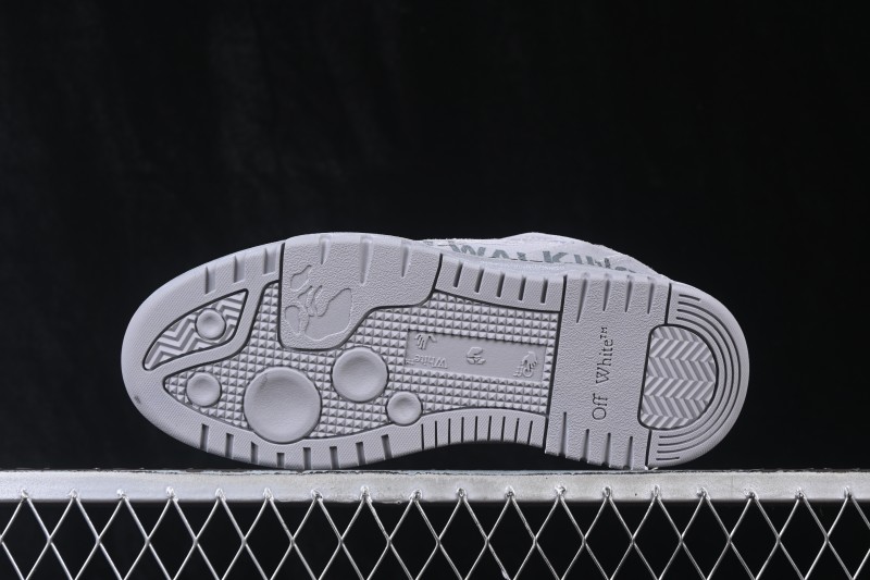 Off-White Out Of Office Low-Top Sneakers Space Grey - AJD4