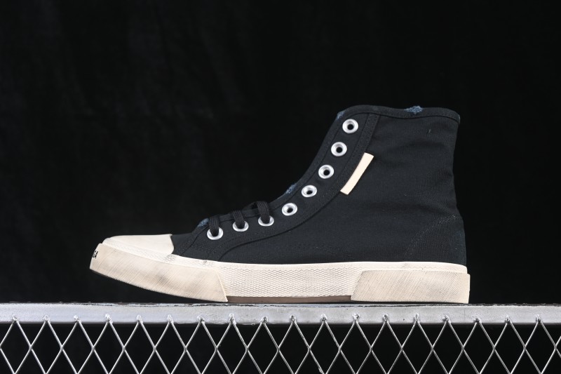 Balenciaga Paris Low Top Distressed Lace-Up High-Top Fashion Sneakers - W3RC11090