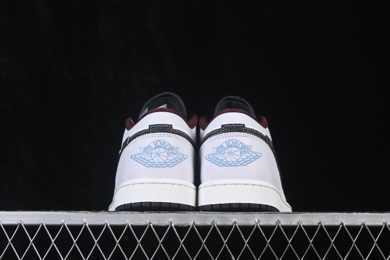 Nike Air Jordan 1 Low Retro Cultural Basketball Shoes Maroon White Grey - IZ5846-101