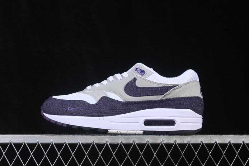 Nike Air Max 1 Retro Running Shoes with Half-Sole Air Cushion - 394505-100