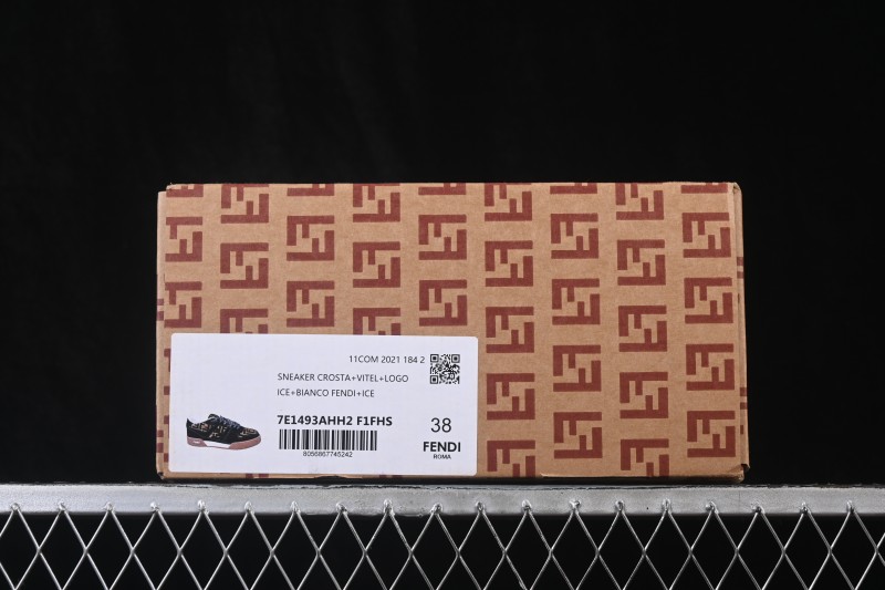 Fendi Match Round Toe Thick Sole Low-Top Casual Sneakers - AHH2F1FHS
