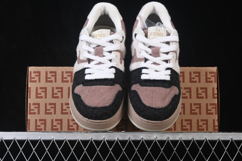Fendi Match Round Toe Thick Sole Low Top Casual Sneakers - AHH2F1FHS