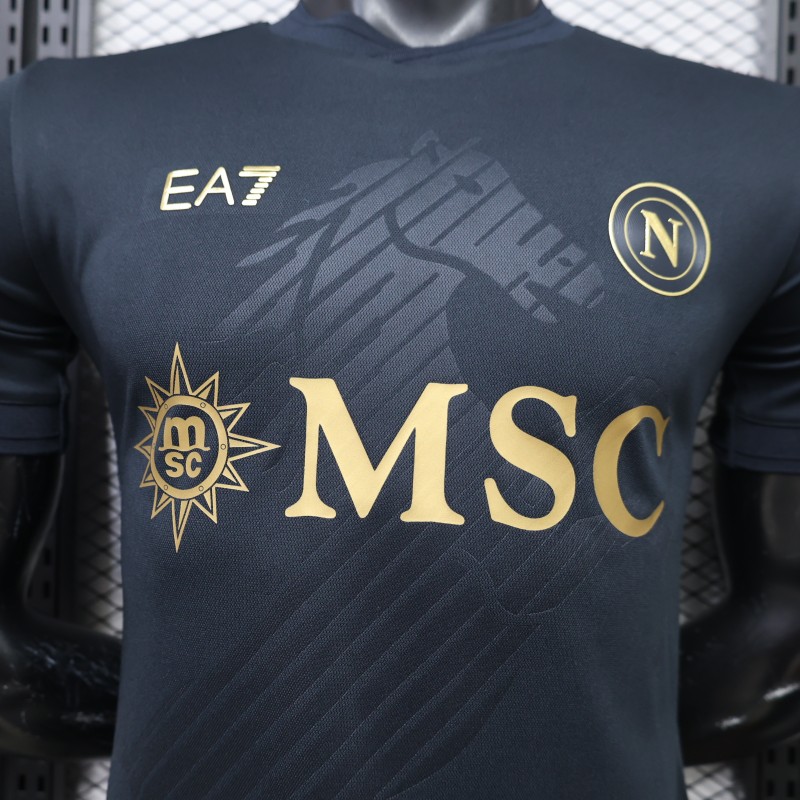 Player Version 26/27 Napoli Champions League Third Black Jersey