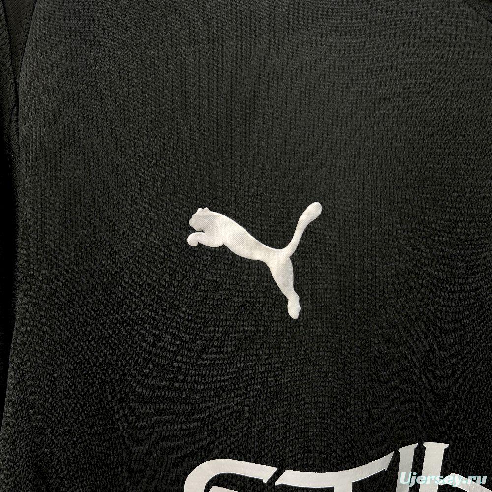 2025/26 Mens Manchester City Away Long Sleeve Jersey