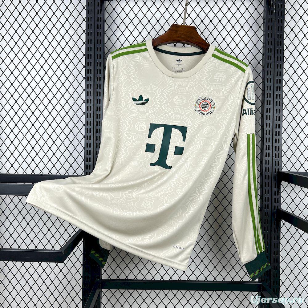2025/26 Mens Bayern Munich Oktoberfest Long Sleeve Jersey