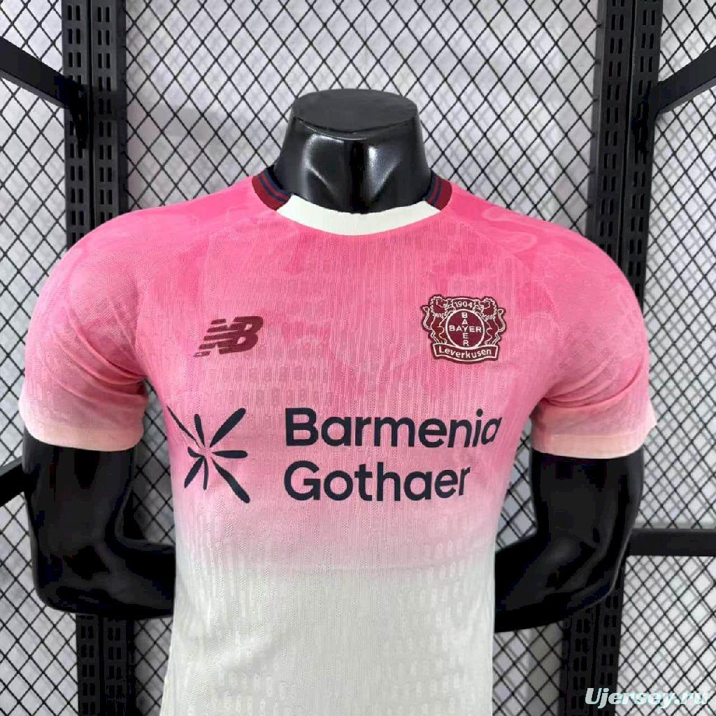 2025/26 Player Version Mens Bayer 04 Leverkusen Away Jersey