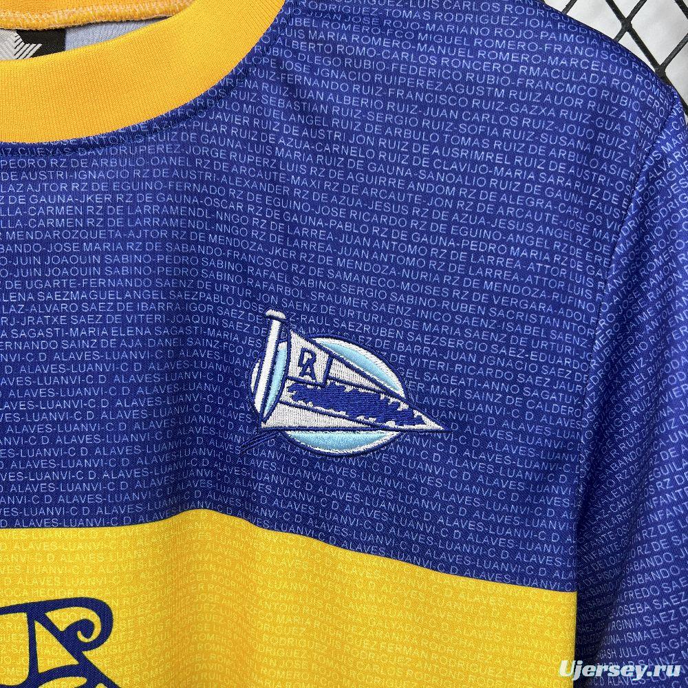 2000/01 Retro Deportivo Alaves Champions League Final Jersey