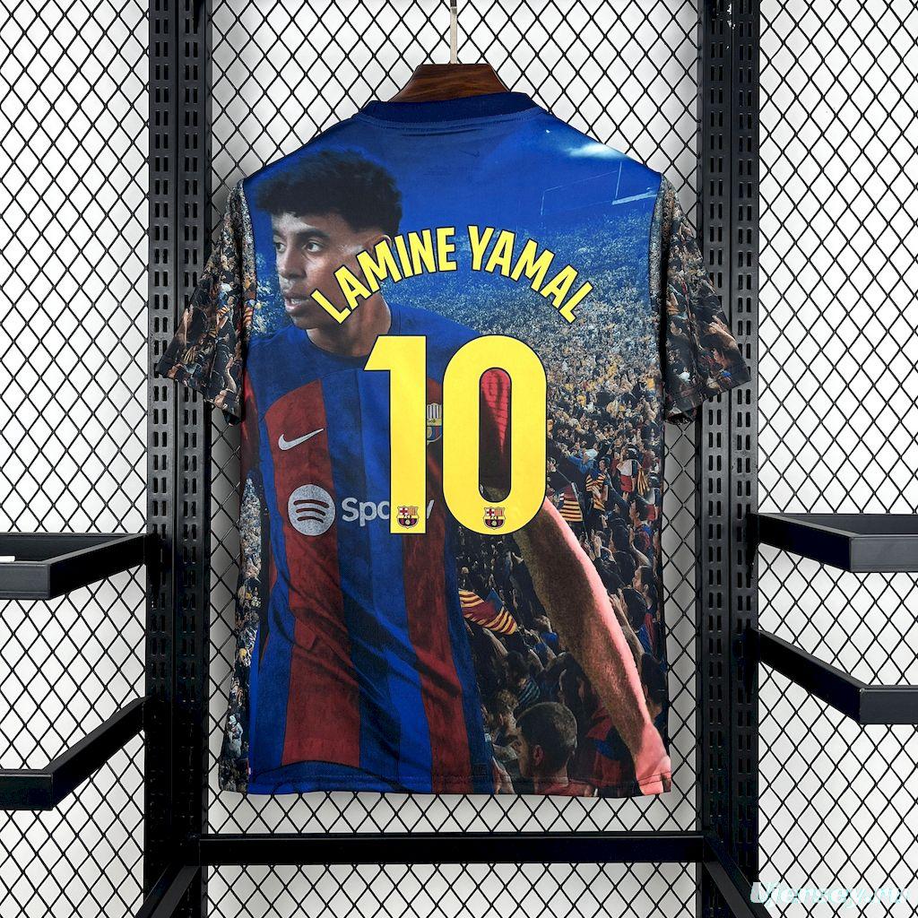 2025/26 Mens Barcelona LAMINE YAMAL Special Jersey