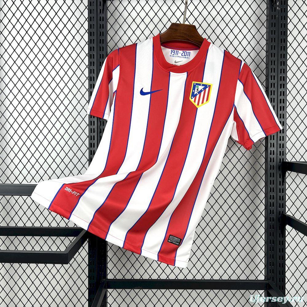 2011/12 Retro Atletico Madrid Home Jersey