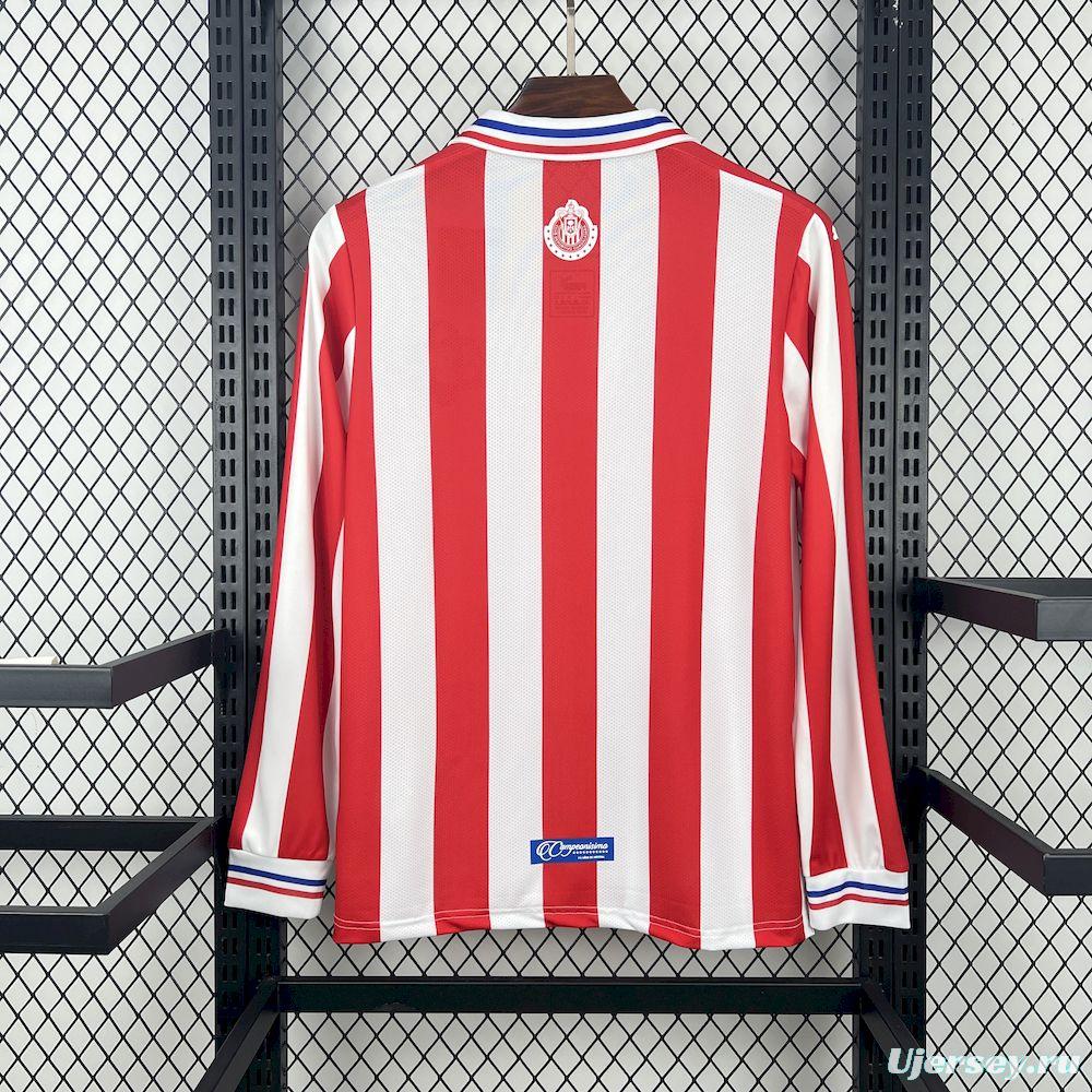 2016/17 Retro Chivas Guadalajara 110th Anniversary Long Sleeve Jersey