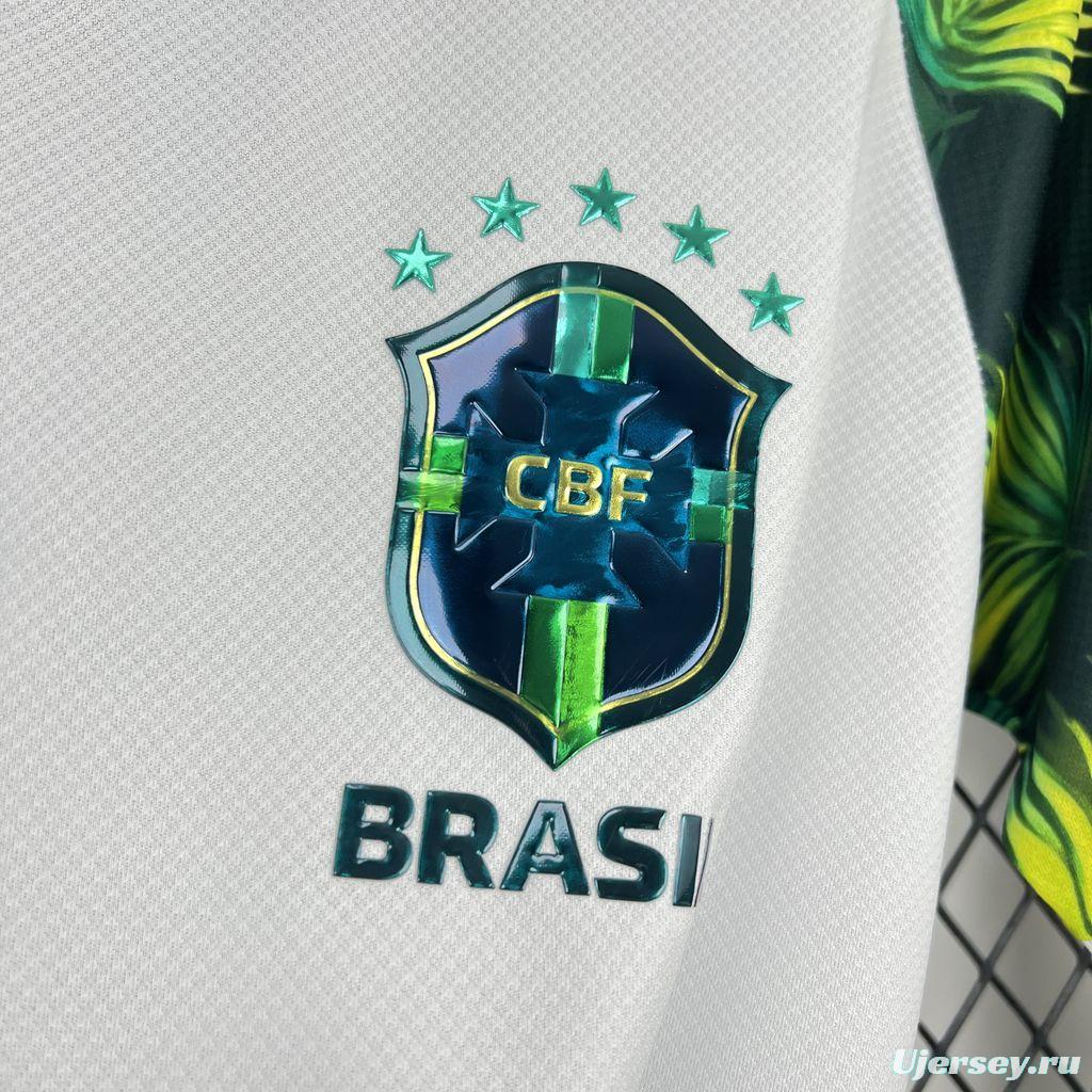 2026 Mens Brazil White Special Jersey