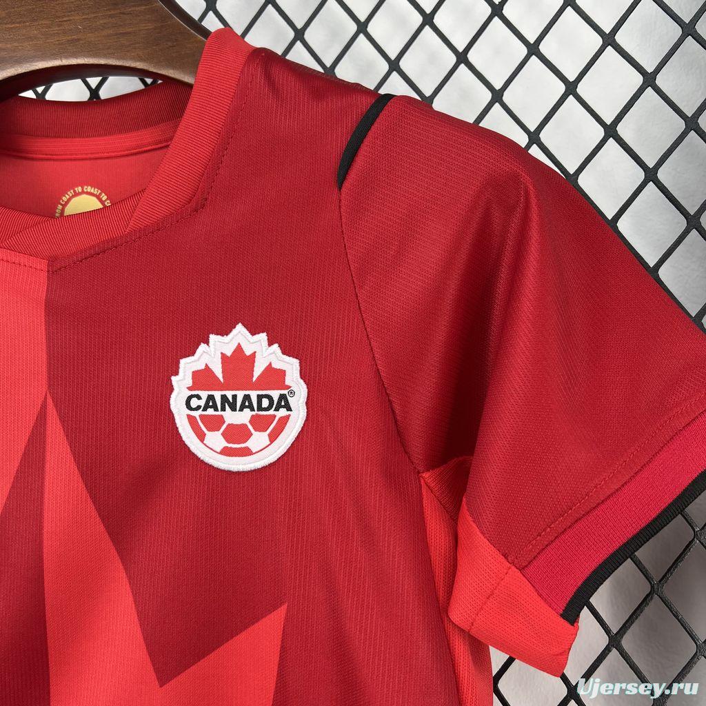 2026 Kids Canada World Cup Home Kit