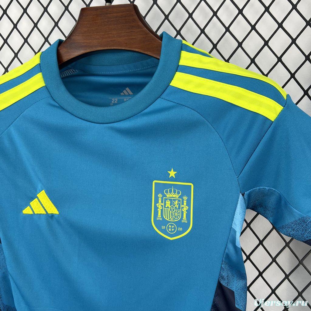 2026 Kids Spain World Cup Goalkeeper Kit