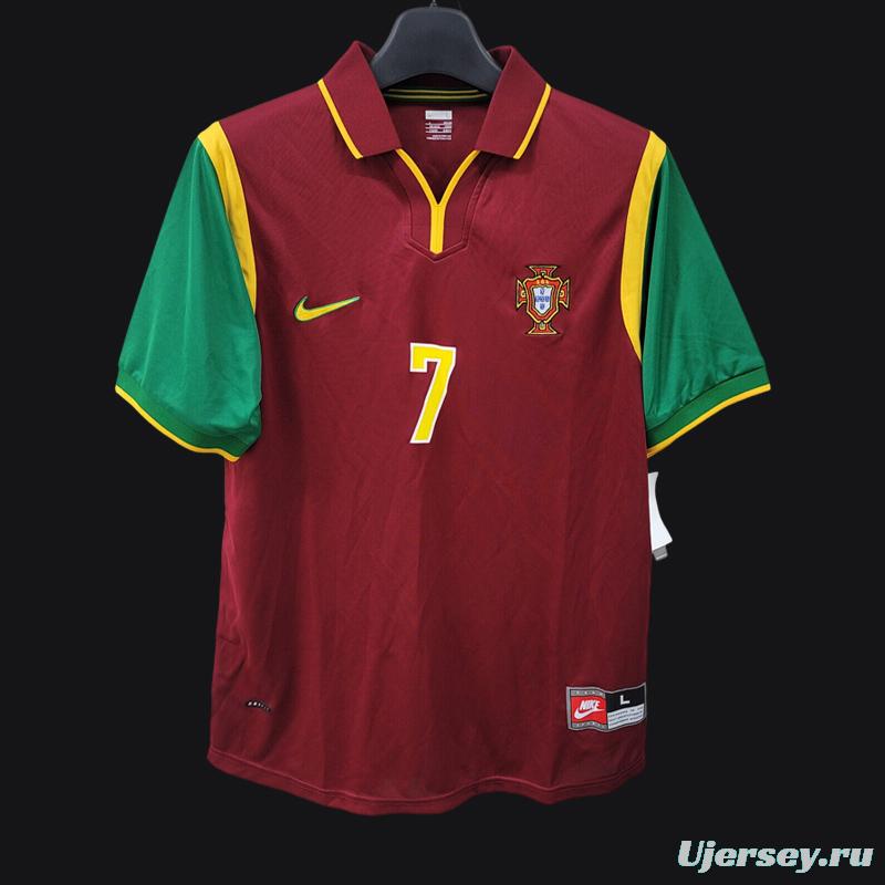 Retro 1999 Portugal Home Jersey