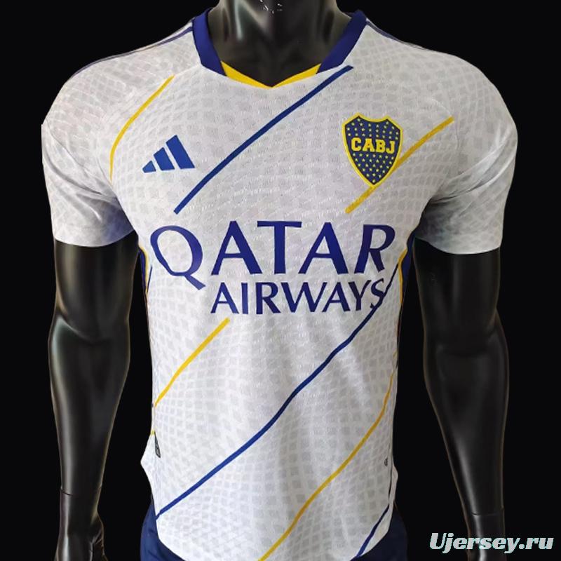 Player Version 23-24 Boca Juniors White Jersey