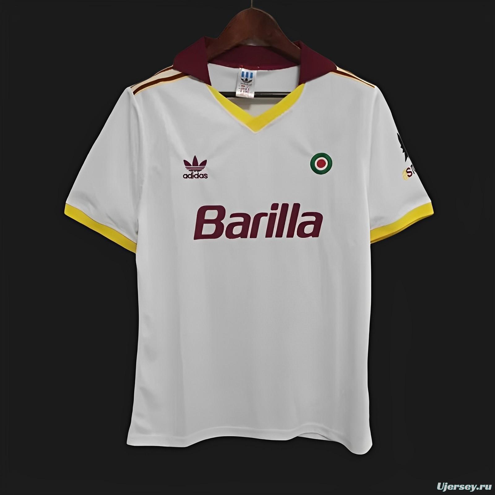 Retro 91/92 Roma Away White Jersey