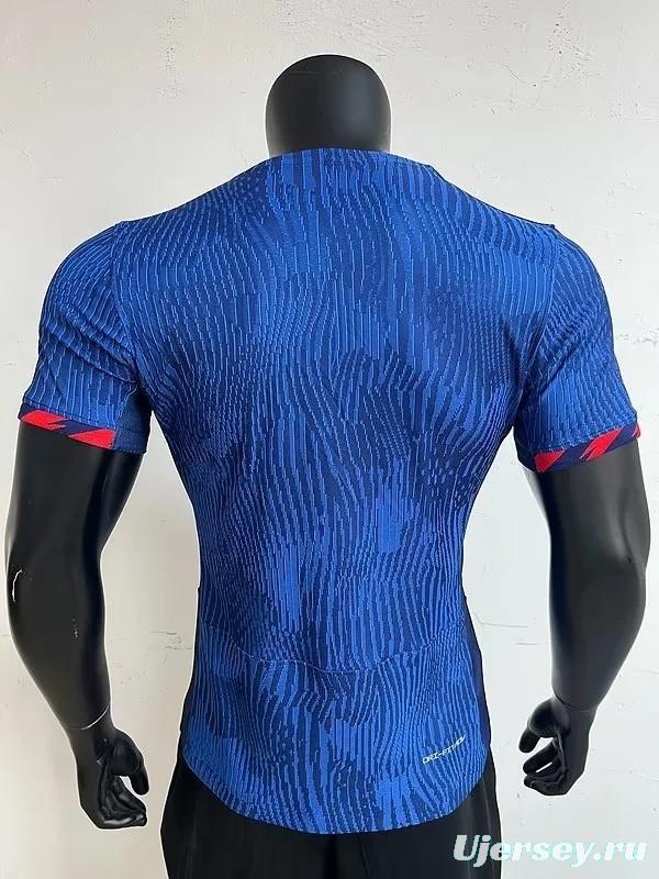 Player Version 23/24 USA Away Blue Jersey