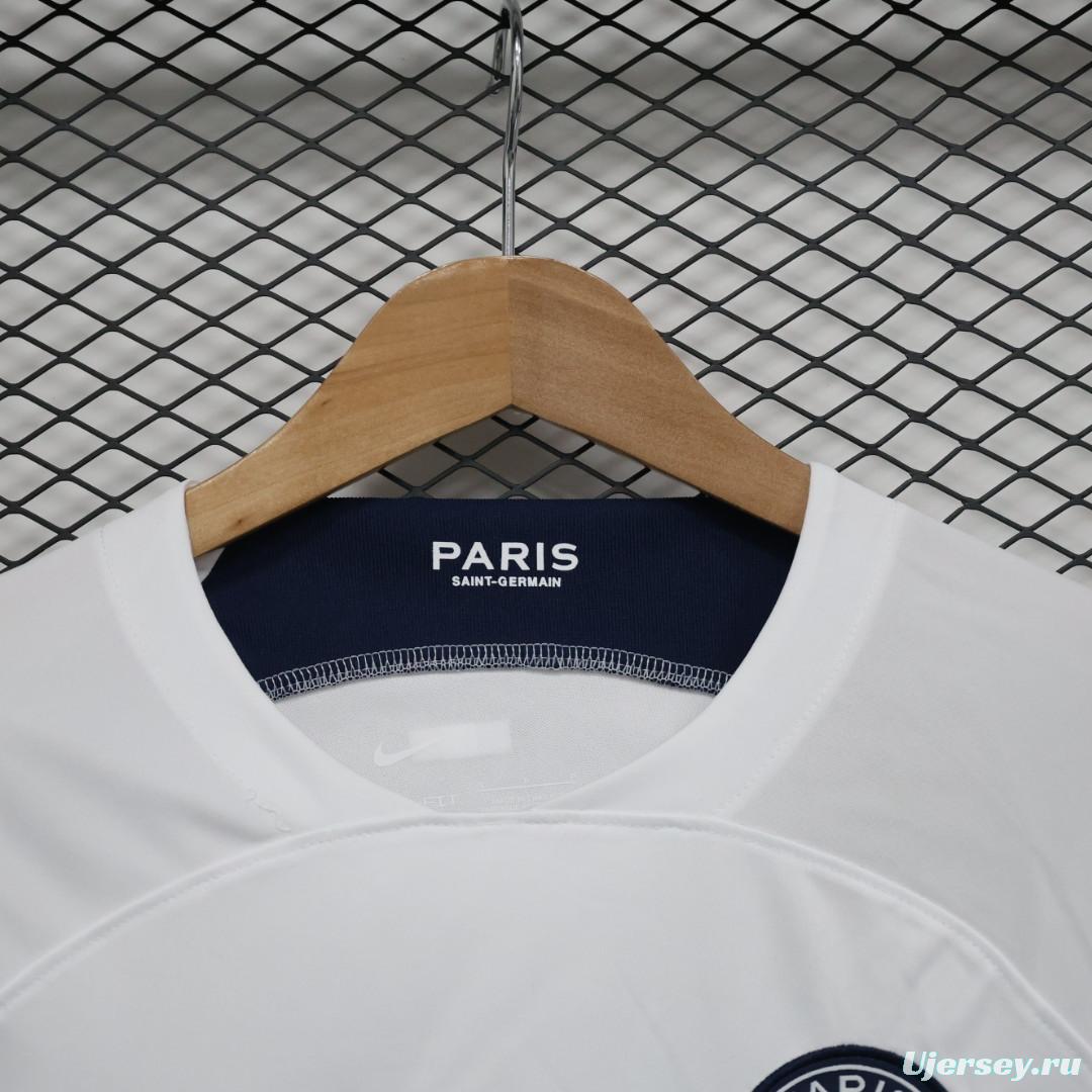 23/24 PSG Away White Jersey