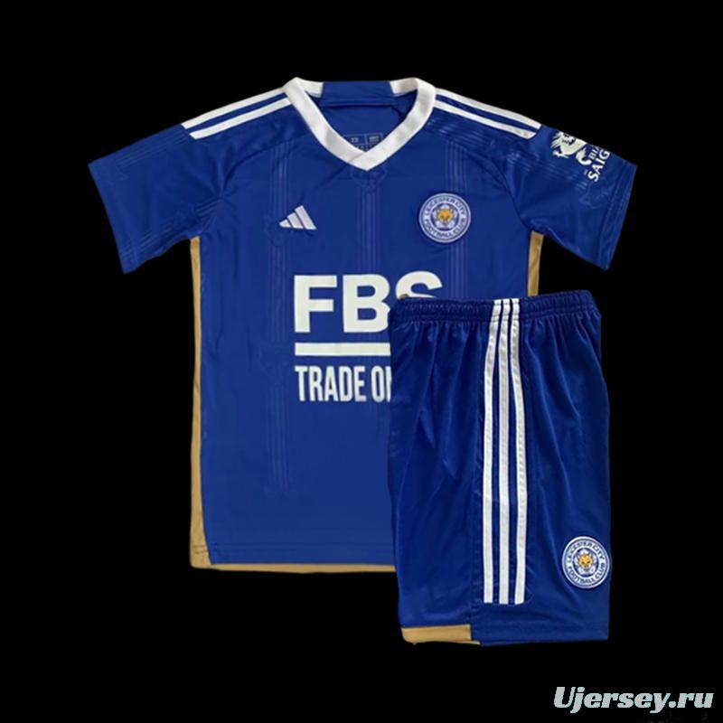 23/24 Kids Leicester City Home Jersey