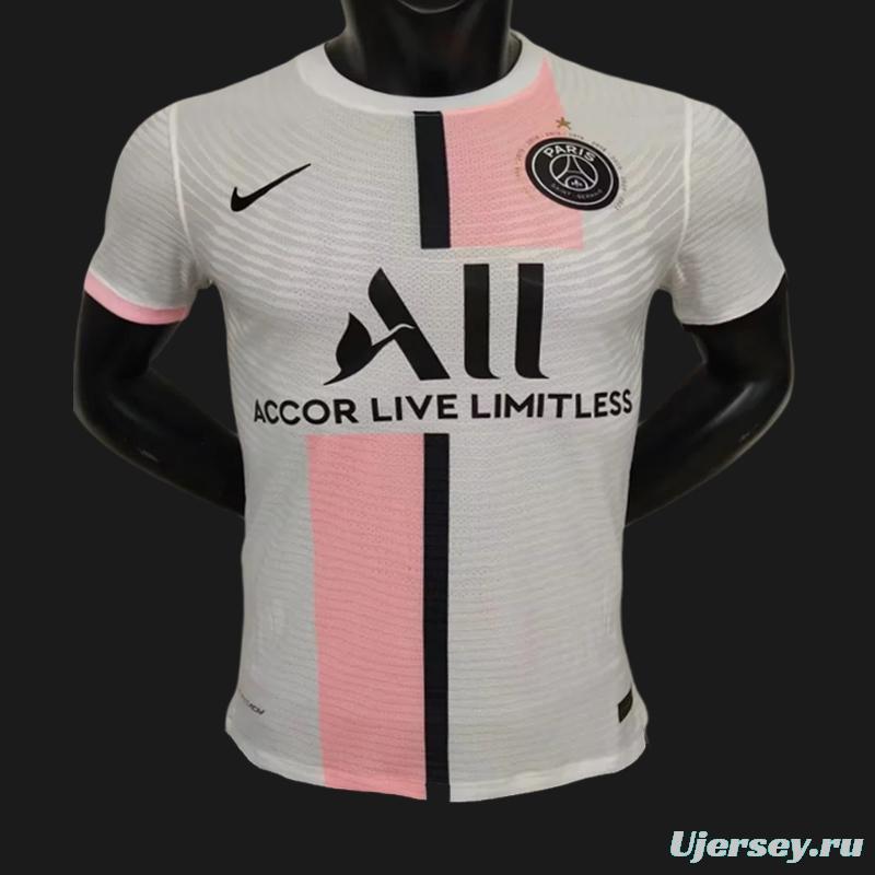 Player Version 21/22 PSG Away White Jersey