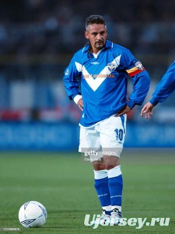 Retro 03/04 Brescia Away Blue Jersey