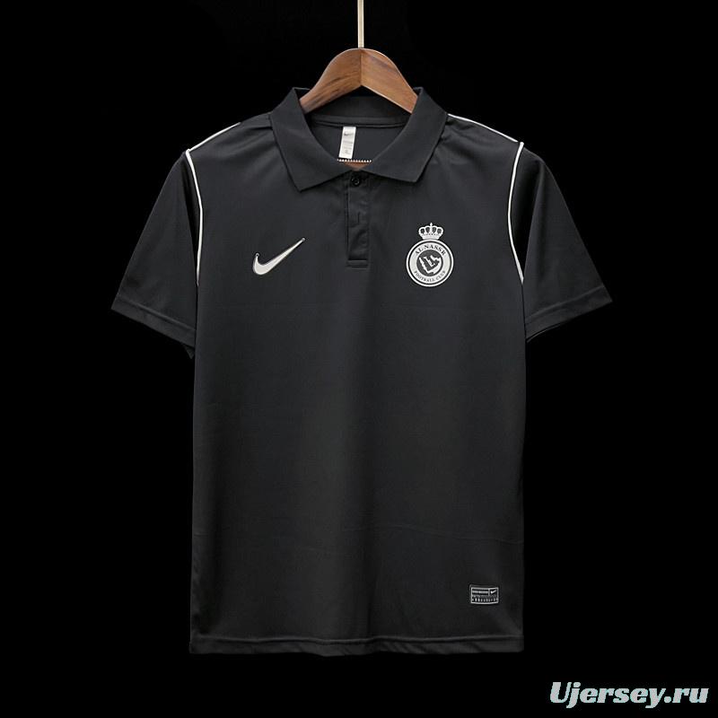 23/24 Al-Nassr Black POLO Jersey