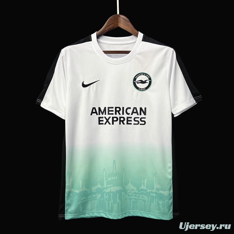 23/24 Brighton Europa League Version White Jersey