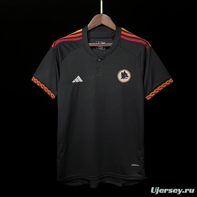 23/24 Roma Third Black Jersey