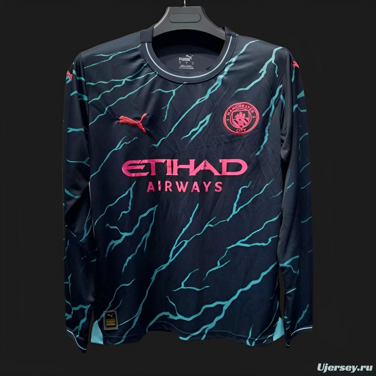 23/24 Manchester City Third Long Sleeve Jersey