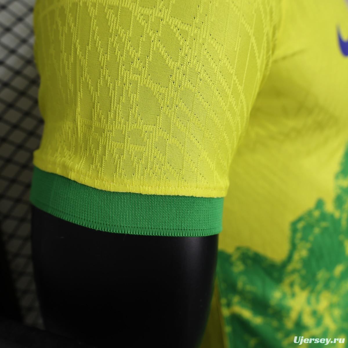 Player Version 2023 Brazil Yellow Special Jersey